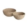 2-tlg. Korbset Rund RUSH ROPE In Natur -Zuhause Dekoration Store butlers 2 tlg korbset rund rush rope in natur