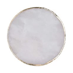 Zuhause Dekoration Store -Zuhause Dekoration Store butlers 4x edelsteinuntersetzer o11cm crystal in weiss gold 1