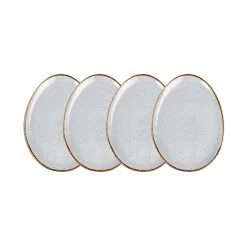 4x Frühstücksteller FINCA In Grau