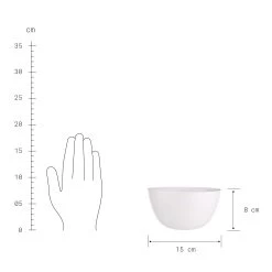 4x Schale 600ml NATIVE In Weiß -Zuhause Dekoration Store butlers 4x schale 600ml native in weiss 4