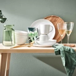 4x Schale 600ml NATIVE In Weiß -Zuhause Dekoration Store butlers 4x schale 600ml native in weiss 8