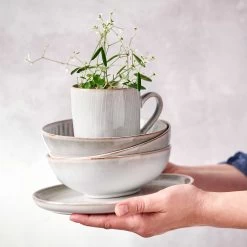 4x Schale Ø17cm HENLEY In Grau -Zuhause Dekoration Store butlers 4x schale o17cm henley in grau 11