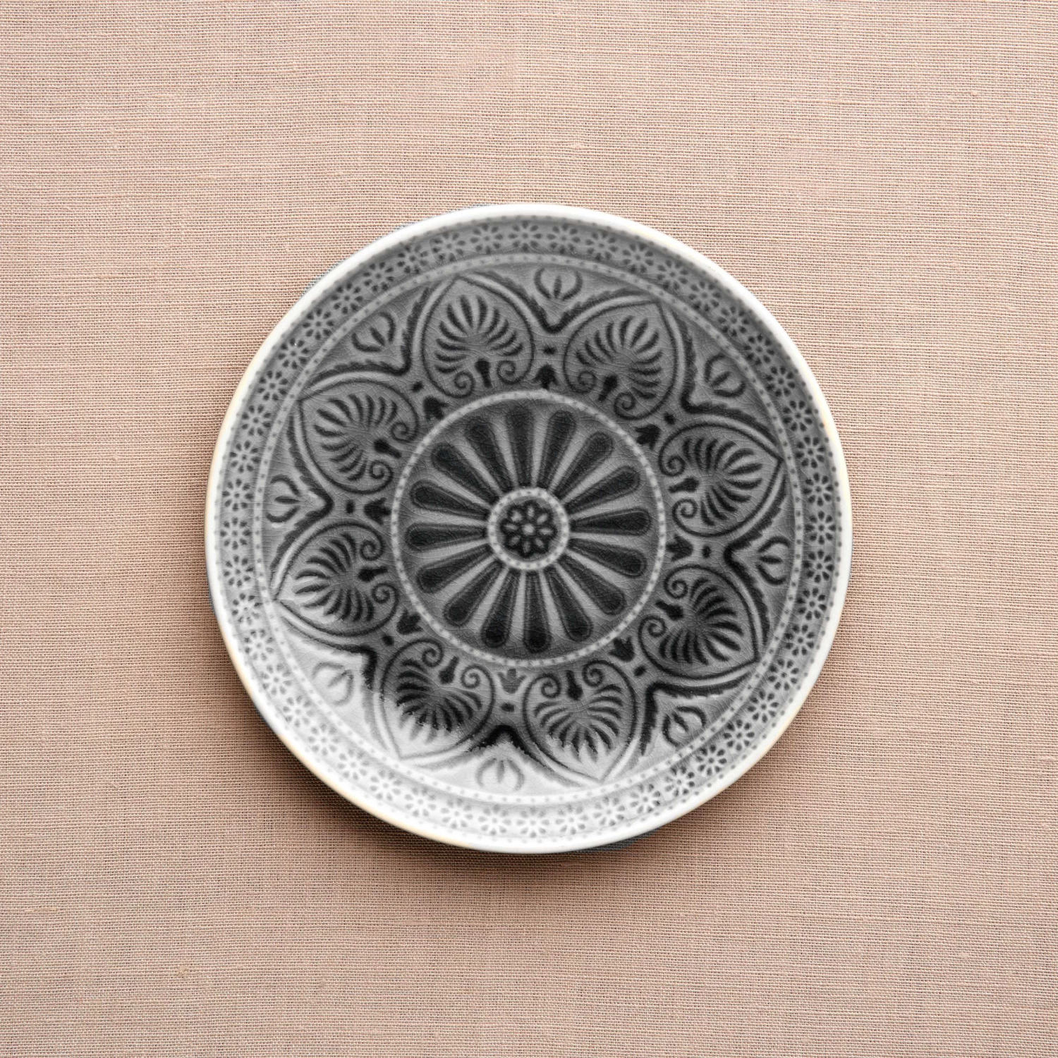 6x Teller Ø21cm SUMATRA In Grau 4 6x Teller Ø21cm SUMATRA In Grau – Bild 3