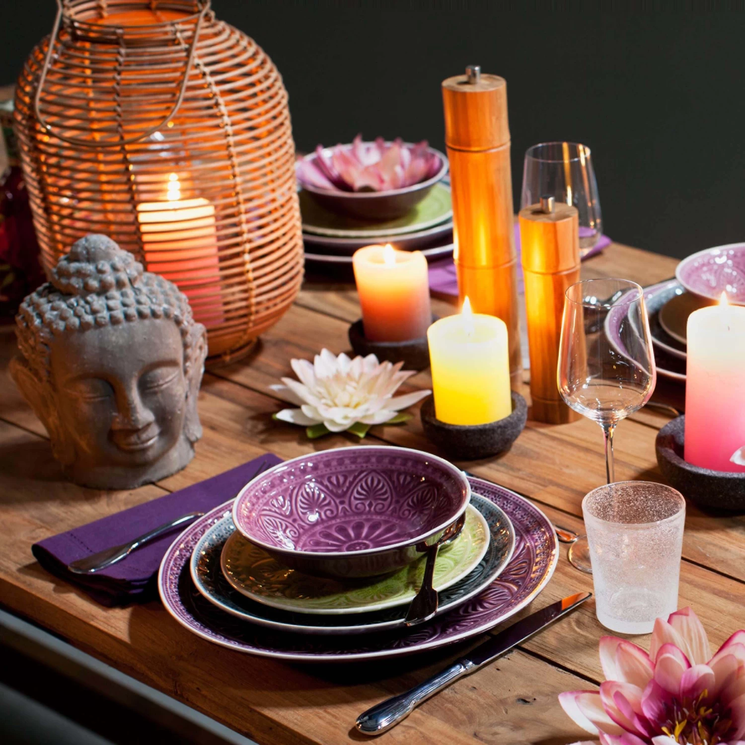 6x Teller Ø21cm SUMATRA In Grau 6 6x Teller Ø21cm SUMATRA In Grau – Bild 5