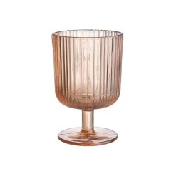 6x Weingläser Mit Rillen 250ml CHELSEA In Pastellorange -Zuhause Dekoration Store butlers 6x weinglaser mit rillen 250ml chelsea in pastellorange 2