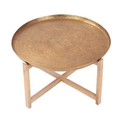 Beistelltisch BERBER In Bronze-Braun -Zuhause Dekoration Store butlers beistelltisch berber in bronze braun 2