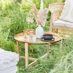 Beistelltisch BERBER In Bronze-Braun -Zuhause Dekoration Store butlers beistelltisch berber in bronze braun 8