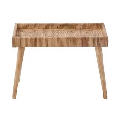 Beistelltisch Rattan BASSE In Natur -Zuhause Dekoration Store butlers beistelltisch rattan basse in natur 2