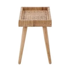 Beistelltisch Rattan BASSE In Natur -Zuhause Dekoration Store butlers beistelltisch rattan basse in natur 4