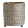 Blumentopf Mit Gesicht ETHNO In Braun -Zuhause Dekoration Store butlers blumentopf mit gesicht ethno in braun
