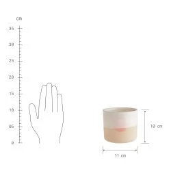 Blumentopf Ø11cm SUNSET In Beige-Pastellorange -Zuhause Dekoration Store butlers blumentopf o11cm sunset in beige pastellorange 3