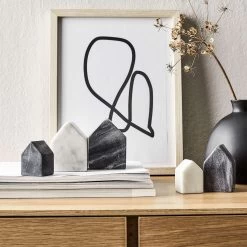 Deko-Haus L 5 X H 8cm BLOCKHOUSE In Grau -Zuhause Dekoration Store butlers deko haus l 5 x h 8cm blockhouse in grau 8