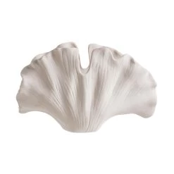 Deko-Objekt Blatt Höhe 21cm GINKGO In Creme -Zuhause Dekoration Store butlers deko objekt blatt hohe 21cm ginkgo in creme 4