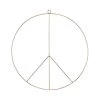 Deko Ring Ø38cm PEACE In Gold -Zuhause Dekoration Store butlers deko ring o38cm peace in gold