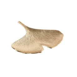 Deko-Schale Ginkgo L 23 X B 22cm GOLDEN NATURE In Gold