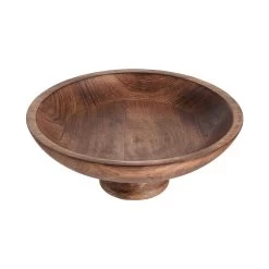 Deko-Schale Mit Fuß Ø30cm MANGO DAYS In Braun -Zuhause Dekoration Store butlers deko schale mit fuss o30cm mango days in braun 3