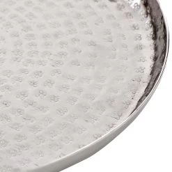 Deko-Teller Gehämmert Ø34cm ORIENTAL LOUNGE In Silber -Zuhause Dekoration Store butlers deko teller gehammert o34cm oriental lounge in silber 3