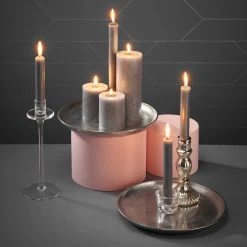 Deko-Teller Ø27cm BANQUET In Silber -Zuhause Dekoration Store butlers deko teller o27cm banquet in silber 6