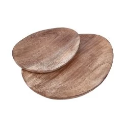 Deko-Teller Organisch L 26 X B 20cm MANGO DAYS In Braun -Zuhause Dekoration Store butlers deko teller organisch l 26 x b 20cm mango days in braun 4