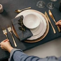 Deko-Teller Organisch Ø32cm BANQUET In Gold -Zuhause Dekoration Store butlers deko teller organisch o32cm banquet in gold 3