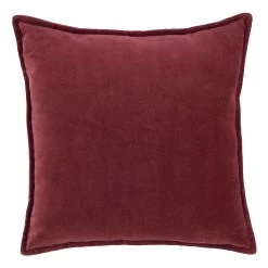 Dekokissen COTTON VELVET In Rot