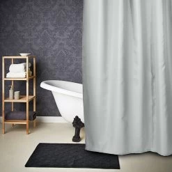 Duschvorhang Waffeloptik WET WET WET In Hellgrau -Zuhause Dekoration Store butlers duschvorhang waffeloptik wet wet wet in hellgrau 4