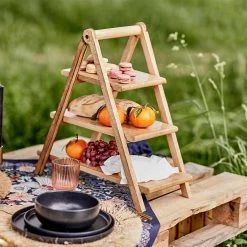 Zuhause Dekoration Store -Zuhause Dekoration Store butlers etagere 3 stufig hohe 48cm mango days in braun 1