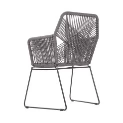 Gartensessel CORDÉE In Dunkelgrau -Zuhause Dekoration Store butlers gartensessel cordee in dunkelgrau 5