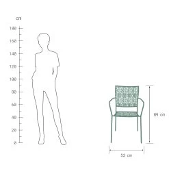 Gartenstuhl Stapelbar NANCY In Salbei -Zuhause Dekoration Store butlers gartenstuhl stapelbar nancy in salbei 2