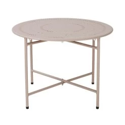 Gartentisch Mit Stanzung ASHLEY In Beige