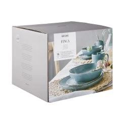 Geschirr-Set 16-tlg. FINCA In Blau -Zuhause Dekoration Store butlers geschirr set 16 tlg finca in blau 2