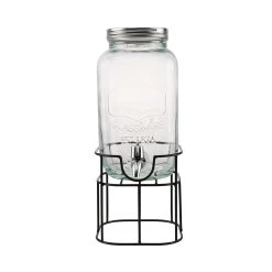 Getränkespender 2-teilig REFRESH In Transparent -Zuhause Dekoration Store butlers getrankespender 2 teilig refresh in transparent 2