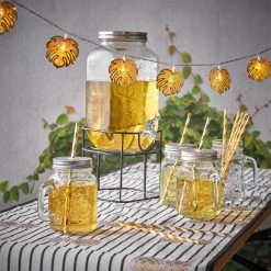 Getränkespender 3,5 L REFRESH In Transparent -Zuhause Dekoration Store butlers getrankespender 3 5 l refresh in transparent 11