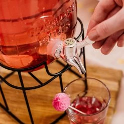 Getränkespender 3,5 L REFRESH In Transparent -Zuhause Dekoration Store butlers getrankespender 3 5 l refresh in transparent 4