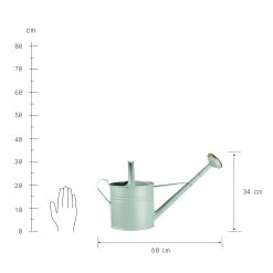 Gießkanne 8l ZINC In Pastellgrün -Zuhause Dekoration Store butlers giesskanne 8l zinc in pastellgrun 2