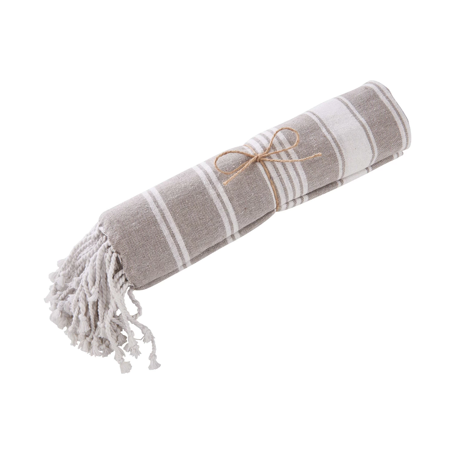 Hamamtuch L 170 X B 90cm SURFSIDE In Taupe 5 Hamamtuch L 170 X B 90cm SURFSIDE In Taupe – Bild 3