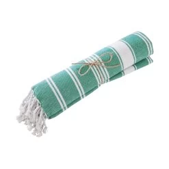 Hamamtuch L 170 X B 90cm SURFSIDE In Türkis -Zuhause Dekoration Store butlers hamamtuch l 170 x b 90cm surfside in turkis 3