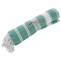 Hamamtuch SURFSIDE In Türkis -Zuhause Dekoration Store butlers hamamtuch surfside in turkis 5