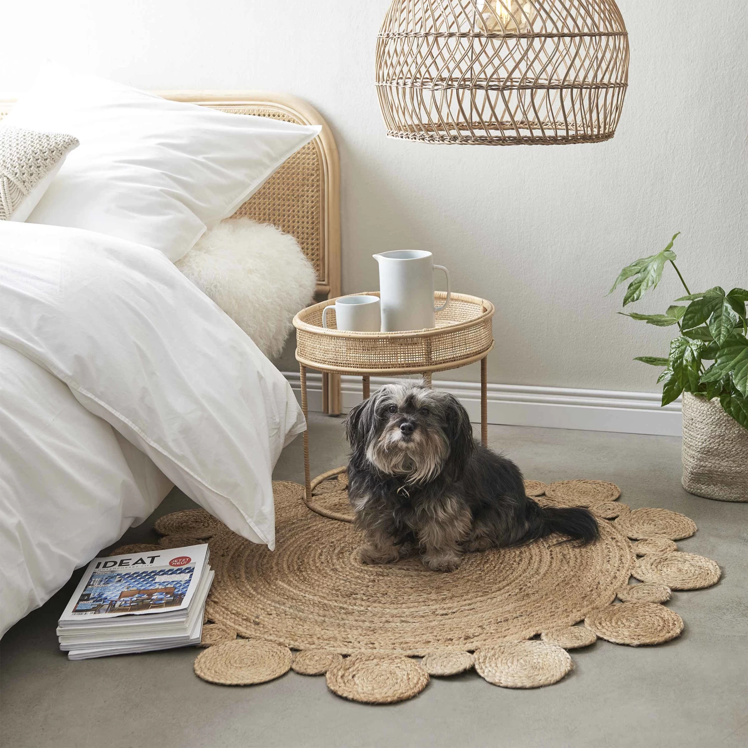 Hanf-Teppich Ø110cm ALL NATURE In Natur 4 Hanf-Teppich Ø110cm ALL NATURE In Natur – Bild 2