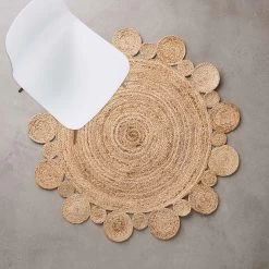 Hanf-Teppich Ø110cm ALL NATURE In Natur 12 Hanf-Teppich Ø110cm ALL NATURE In Natur -Zuhause Dekoration Store butlers hanf teppich o110cm all nature in natur 4