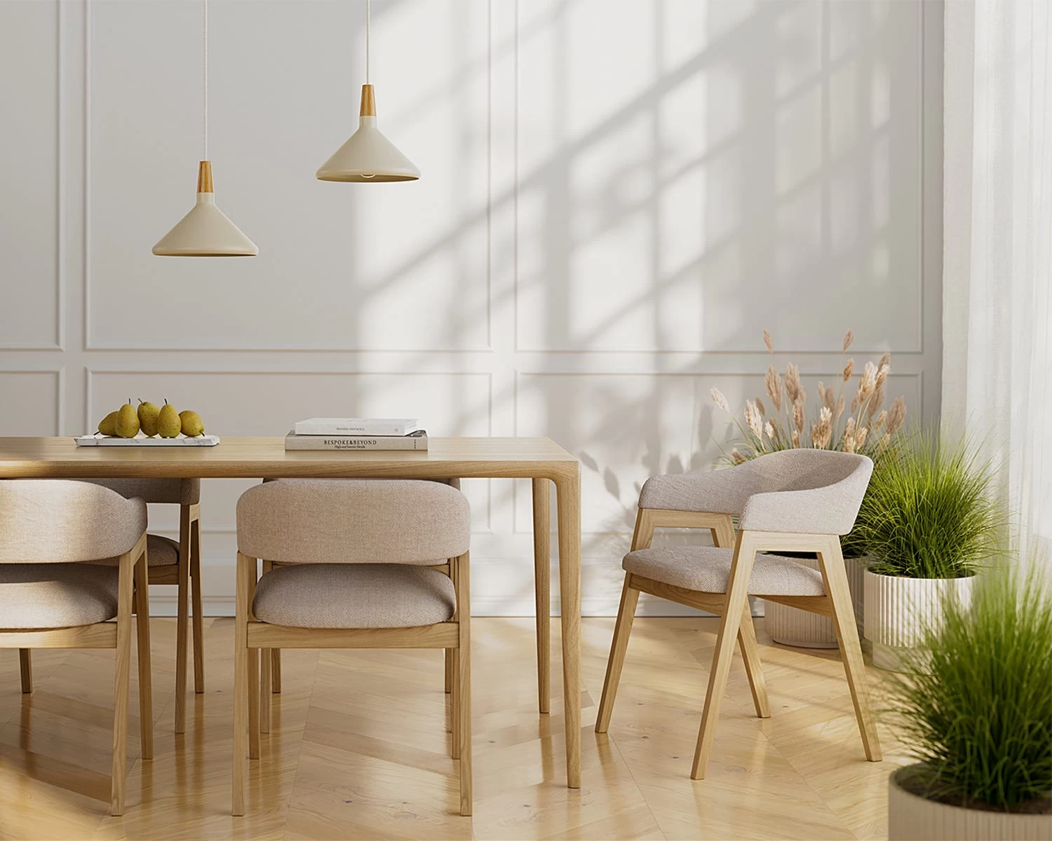 Hängeleuchte SCANDICE In Beige 5 Hängeleuchte SCANDICE In Beige – Bild 3