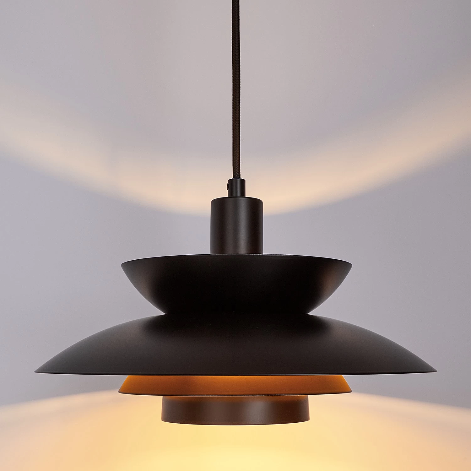 Hängeleuchte SINGAPUR In Schwarz 3 Hängeleuchte SINGAPUR In Schwarz