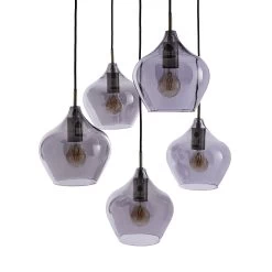 Hängeleuchte SOFIE In Grau -Zuhause Dekoration Store butlers hangeleuchte sofie in grau 4