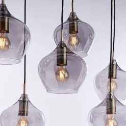 Hängeleuchte SOFIE In Grau -Zuhause Dekoration Store butlers hangeleuchte sofie in grau 9