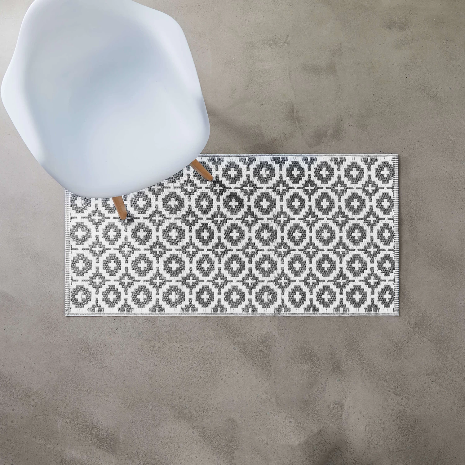 In- & Outdoor-Läufer Mosaik L 140 X B 70cm COLOUR CLASH In Grau 6 In- & Outdoor-Läufer Mosaik L 140 X B 70cm COLOUR CLASH In Grau – Bild 4