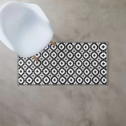 In- & Outdoor-Läufer Mosaik L 140 X B 70cm COLOUR CLASH In Schwarz-Weiß -Zuhause Dekoration Store butlers in and outdoor laufer mosaik l 140 x b 70cm colour clash in schwarz weiss 3