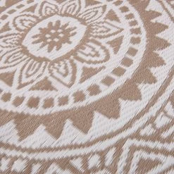 In- & Outdoor-Teppich Circles L 180 X B 118cm COLOUR CLASH In Beige -Zuhause Dekoration Store butlers in and outdoor teppich circles l 180 x b 118cm colour clash in beige 4