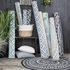 In- & Outdoor-Teppich Circles L 180 X B 118cm COLOUR CLASH In Beige -Zuhause Dekoration Store butlers in and outdoor teppich circles l 180 x b 118cm colour clash in beige 5