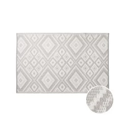 In- & Outdoor-Teppich Ethno L 150 X B 90cm COLOUR CLASH In Grau