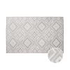 In- & Outdoor-Teppich Ethno L 180 X B 120cm COLOUR CLASH In Grau -Zuhause Dekoration Store butlers in and outdoor teppich ethno l 180 x b 120cm colour clash in grau